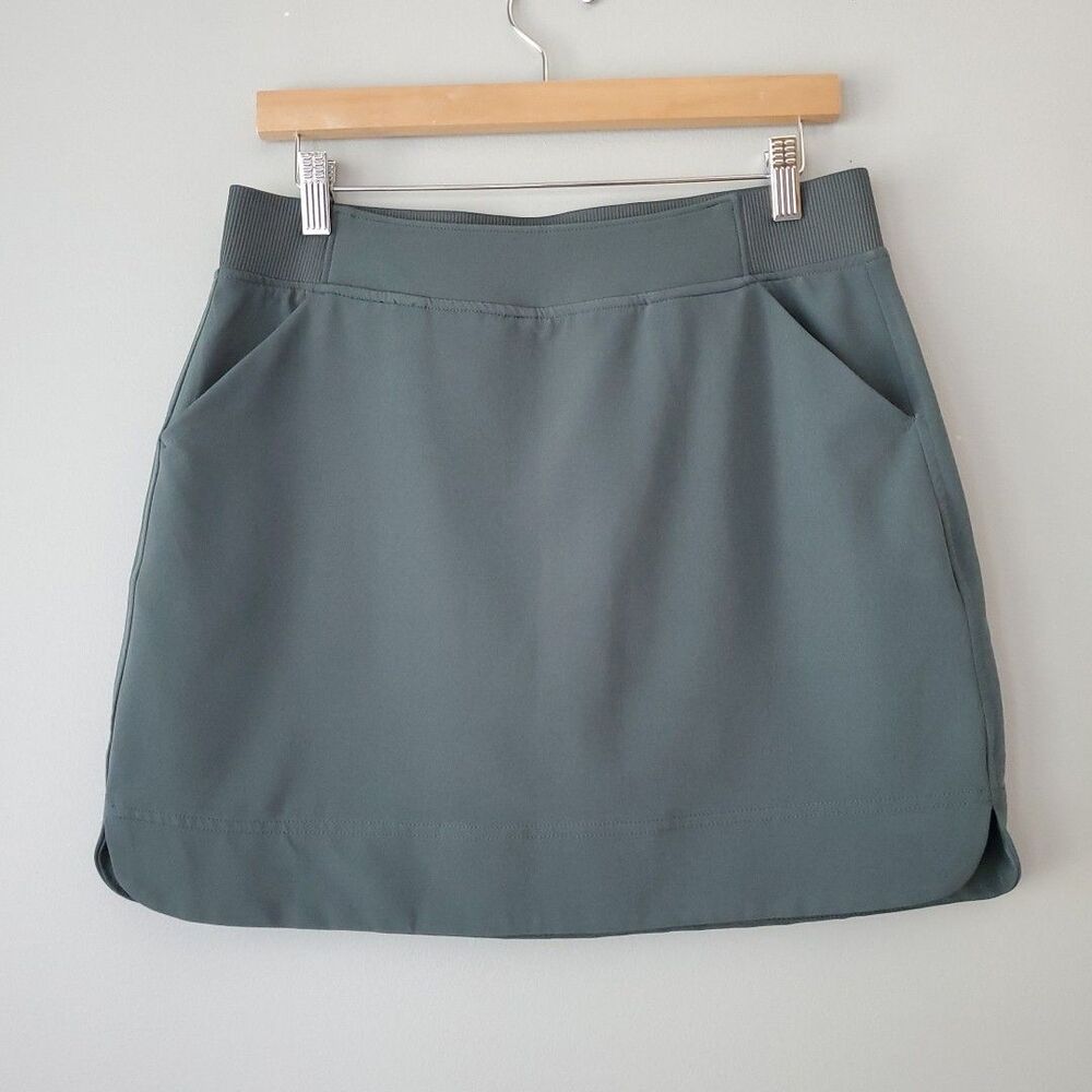 32 Degrees Cool Gray Athleisure Pull On Tennis Golf Mini Skort Womens Small